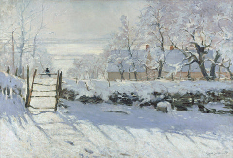 The Magpie, 1869 by Claude Monet
