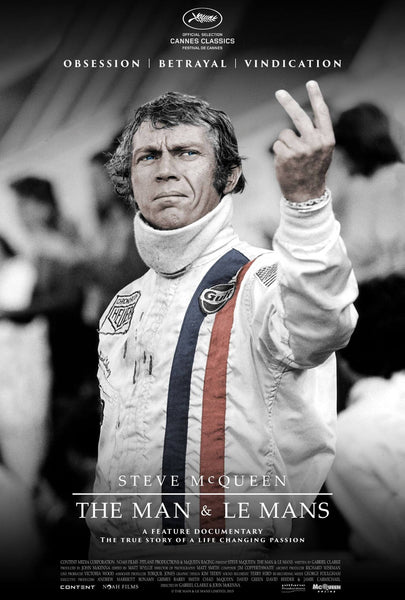 The Man Le Mans - Steve McQueen - Cult Movie Poster Art - Tallenge Hollywood Poster Collection - Canvas Prints