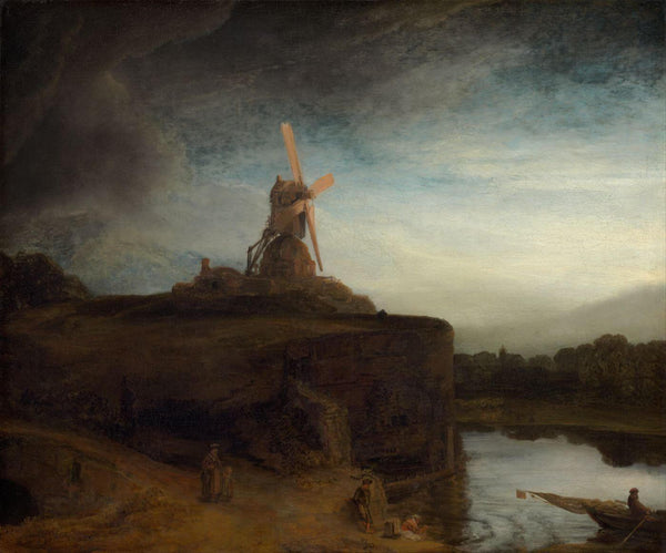The_Mill - Rembrandt van Rijn - Canvas Prints