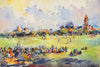 The Oval Bombay - Water Color - Canvas Prints