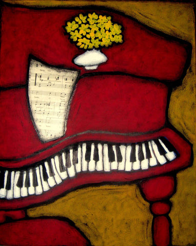 The Piano - Canvas Prints by Sina Irani