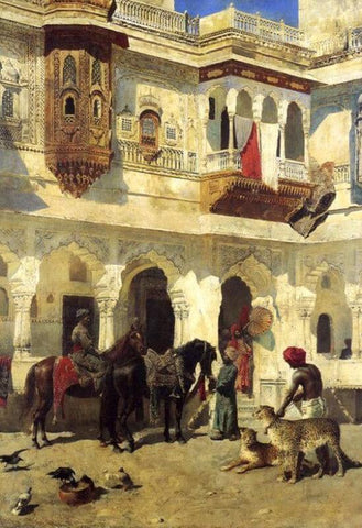 The Rajah Starting on a Hunt - Life Size Posters by Edwin Lord Weeks