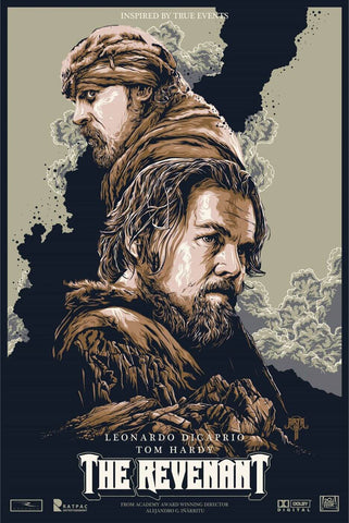 The Revenant - Leonardo DiCaprio - Tallenge Hollywood Cult Classic Movie Poster by Tim