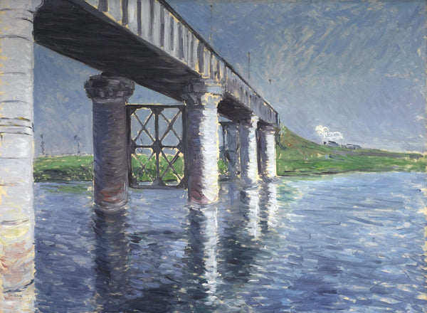 The Seine and the Railroad Bridge at Argenteuil - Large Art Prints