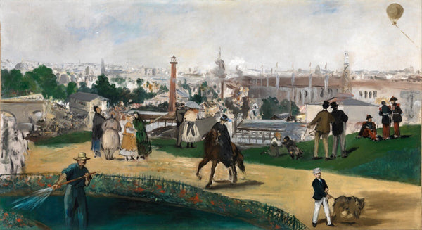 The World Fair Of 1867 In Paris (Vue de l'exposition universelle de Paris) - Édouard Manet - Canvas Prints