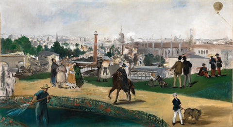 The World Fair Of 1867 In Paris (Vue de lexposition universelle de Paris) - Édouard Manet - Life Size Posters by Édouard Manet