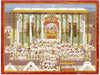 The Worship of Radha and Krishna - Kota School - Indian Vintage Miniature Painting - Life Size Posters