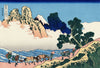 The Back Of Fuji From The Minobu River - Katsushika Hokusai - Japanese Woodcut Ukiyo-e Painting - Large Art Prints