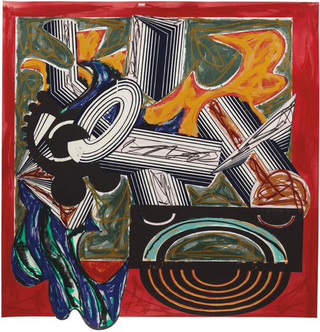 Then Came a Dog and Bit the Cat - Large Art Prints by Frank Stella