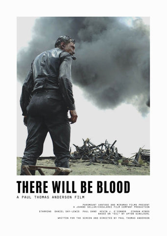 There Will Be Blood - Daniel Day-Lewis - Hollywood English Movie Poster 3 - Art Prints by Movie