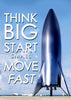 Think Big Start Small Move Fast - Tallenge Motivational Posters Collection - Art Prints
