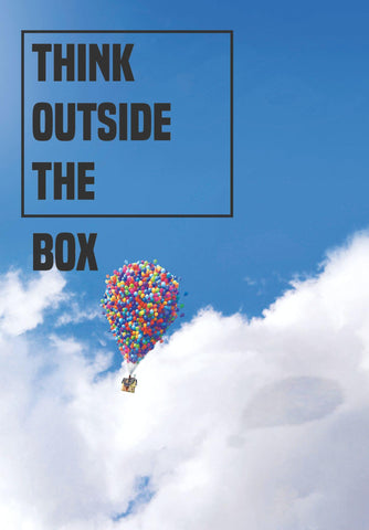Think Outside The Box - Inspirational Quote - Tallenge Motivational Poster Collection by Sherly David