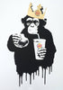 Thirsty Burger King - Banksy - Canvas Prints