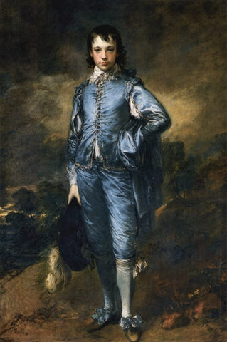 Portrait of Jonathan Buttall (The Blue Boy) 1770 - Thomas Gainsborough - Art Prints by Thomas Gainsborough