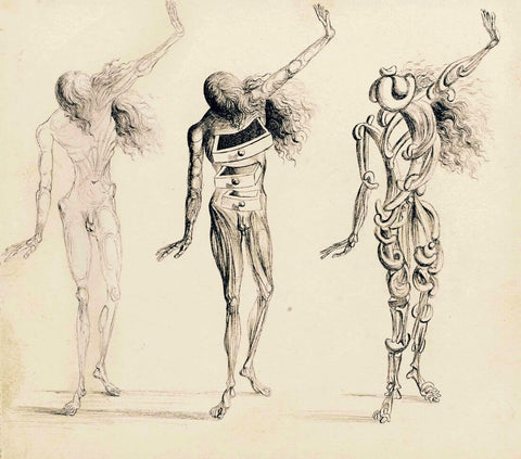 Three Droughts (Trois Sécheresses) - Salvador Dali - Surrealist Painting - Large Art Prints by Salvador Dali