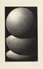 Three Spheres - M C Escher - Posters