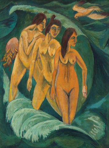 Three Bathers - Canvas Prints