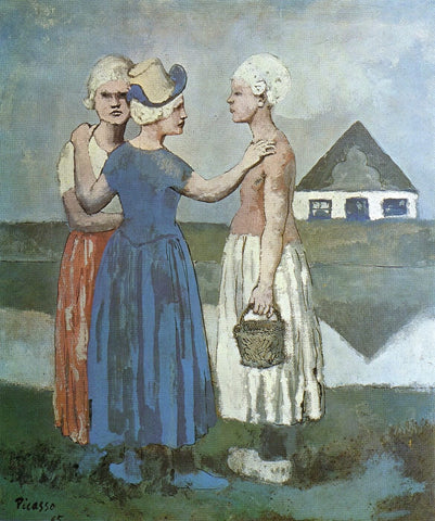 Pablo Picasso - Les Trois Hollandaise - Three Dutch Girls - Posters by Pablo Picasso