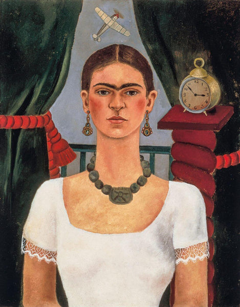 Time Flies - Frida Kahlo Painting - Canvas Prints