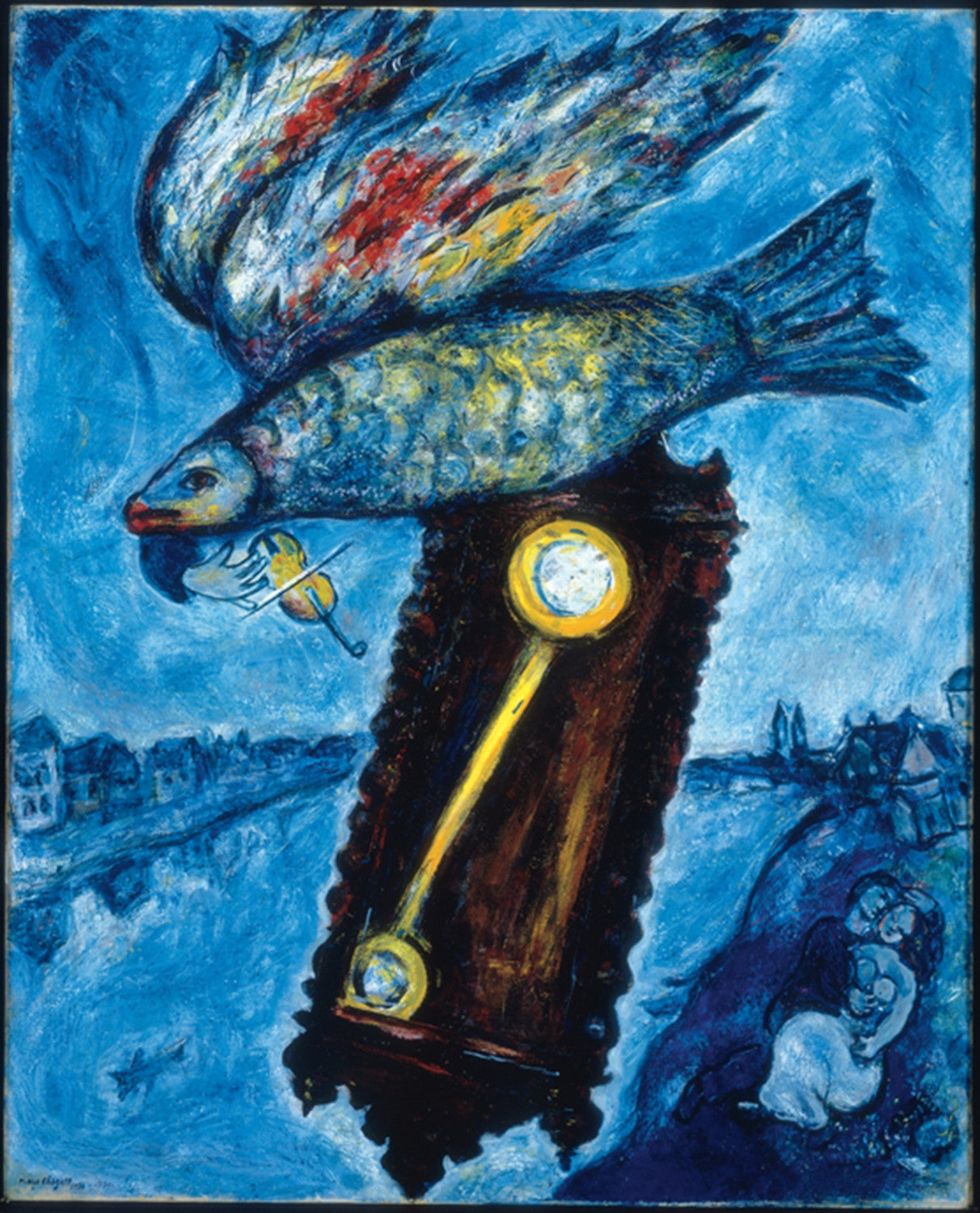 Time Is a River Without Banks - Large Art Prints by Marc Chagall