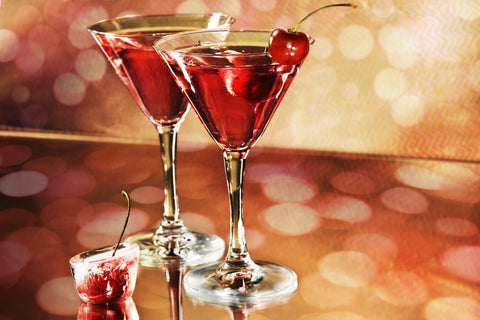Cocktails With Bokeh Background - Posters