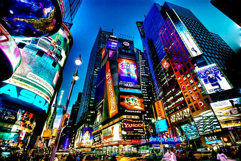 Times Square New York – Bright Lights Big City by Teri Hamilton