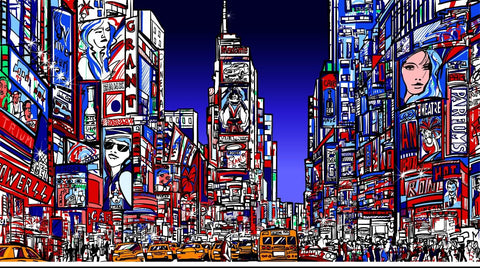 Times Square New York - I by Teri Hamilton