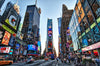 Times Square Winter Morning - Canvas Prints