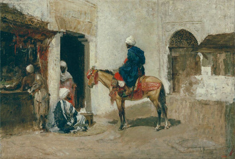 Tomàs Moragas - Moroccan On Horseback by Tomàs Moragas
