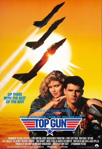 Top Gun - Tom Cruise - Hollywood Action Movie Poster by Movie Posters