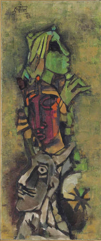 Totem Masks by M F Husain