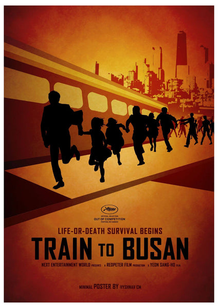 Train To Busan - Tallenge Hollywood Cult Classic Movie Art Poster Collection - Art Prints