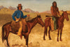 Trapper and Indian Guide - Albert Bierstadt - Western American Indian Art Painting - Posters
