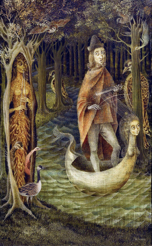 Travels Of The Troubadour - Remedios Varo - Posters