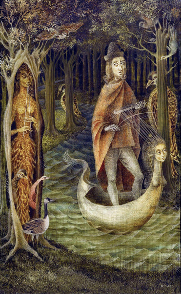 Travels Of The Troubadour - Remedios Varo - Canvas Prints