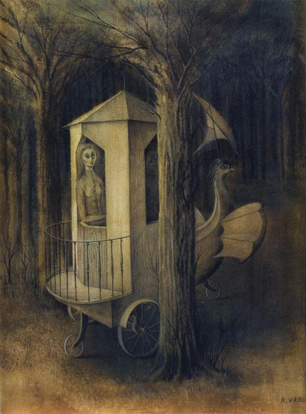 Tree Cathedral (Catedral Vegetal) - Remedios Varo - Surrealist Painting - Posters