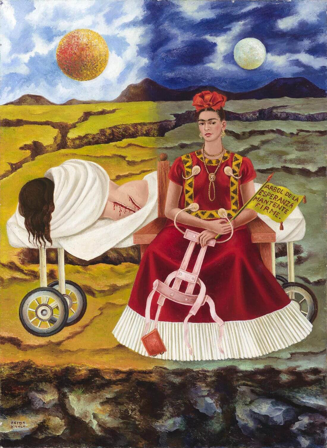 Tree Of Hope Remain Strong Frida Kahlo Painting Art Prints
