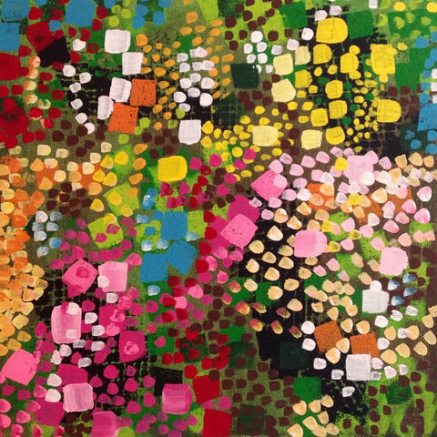 Tribute - Lynne Drexler - Abstract Floral Painitng - Framed Prints by Lynne Drexler