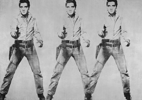 Triple Elvis (MoMA) - Andy Warhol - Pop Art Masterpiece - Art Prints