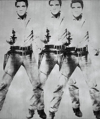 Triple Elvis - Canvas Prints