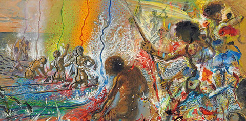 Tuna Fishing (La Peche Au Thons) - Salvador Dali - Surrealist Painting by Salvador Dali