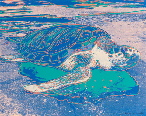Turtle - Andy Warhol - Pop Art Painting by Andy Warhol