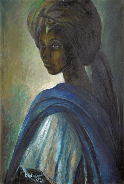 Tutu - Ben Enwonwu - (African Mona Lisa) Painting - Framed Prints