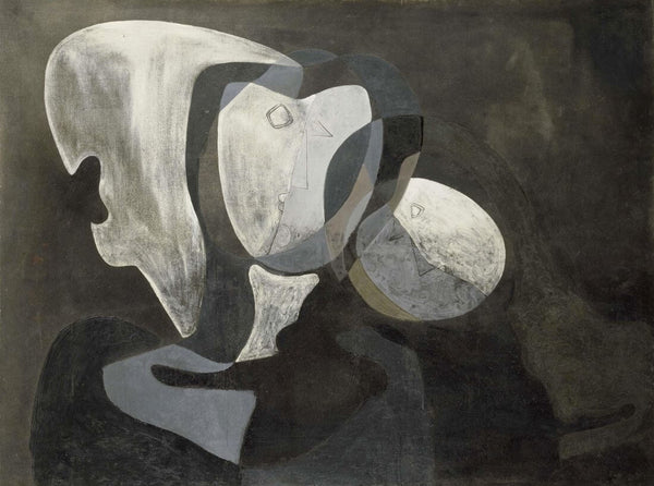 Two Figures (Cubist) - Salvador Dali - Surrealist Painting - Life Size Posters