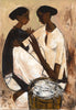 Two Fisherwomen - B Prabha - Indian Art Painting - Art Prints