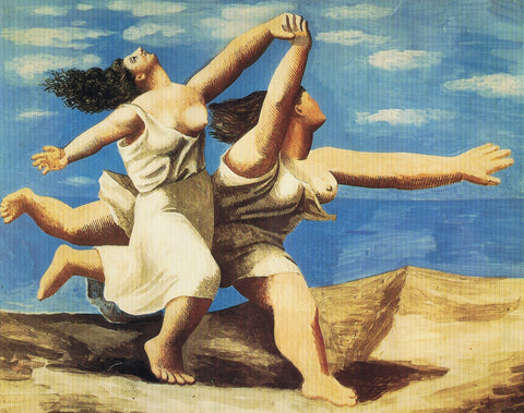 Pablo Picasso - Deux Femmes Courant Sur La Plage -Two Women Running On the Beach - Canvas Prints
