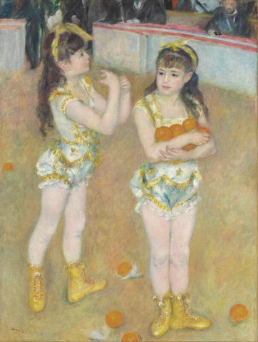 Two Little Circus Girls - Framed Prints