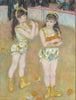 Two Little Circus Girls - Canvas Prints