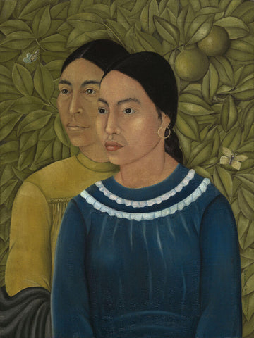 Two Women, Salvadora And Herminia by Frida Kahlo