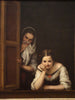 Two Women At A Window ( Girl And Her Duenna ) - Bartolome Esteban Murilo - Canvas Prints